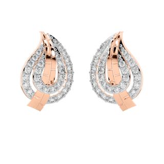 Liam Round Diamond Stud Earrings